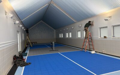 Indoor Pickleball Court Lighting Upgrade in Jeffersonville, IN by Laswell Electric