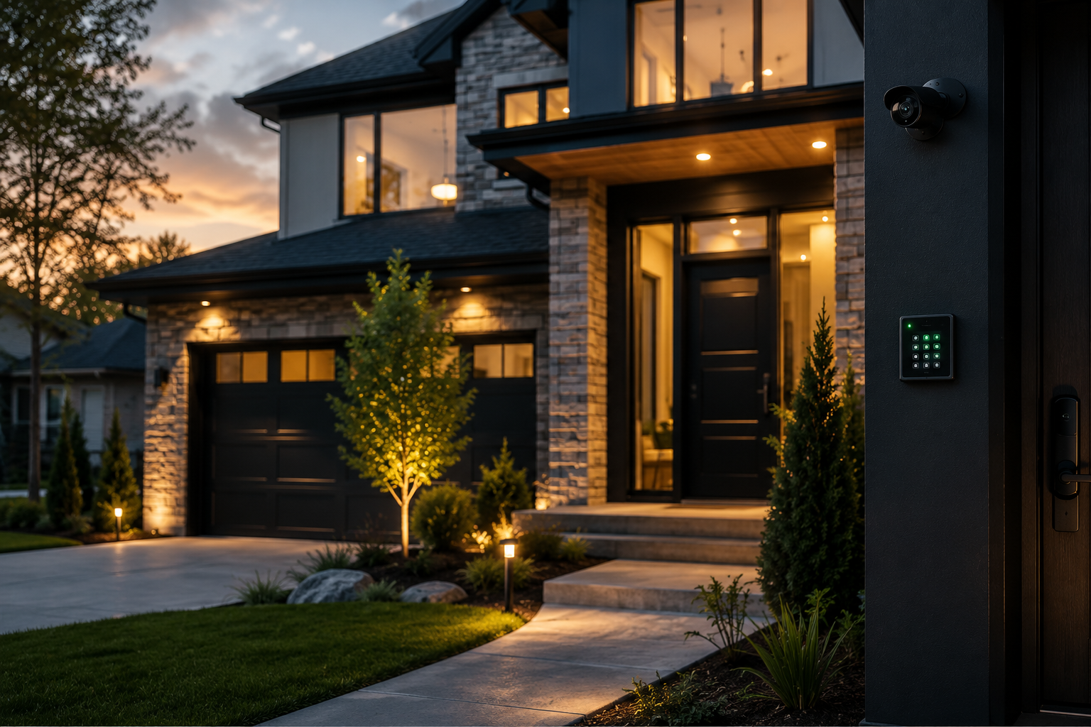 Laswell offers professional security monitoring for our security systems, keep your home secure.
